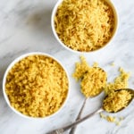 Turmeric Garlic Rice | cookandsavor.com