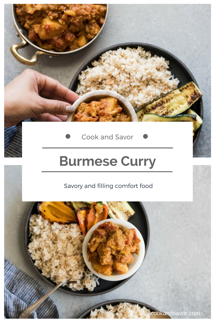 Burmese Curry |cookandsavor.com
