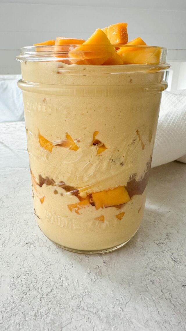 Summer is fast approaching so this refreshing, dairy free Mango Sago is a delicious, tropical dessert you can whip up in no time 😋🥭☀️

1/2 cup small sago pearls
2 ripe mangoes, cubed
1 can coconut milk, chilled overnight in the fridge or frozen into cubes 
2 tbsp honey 

Cook sago pearls according to package directions. 
Blend half of the mango with the coconut milk. 
In a jar, layer coconut mango purée with sago, mangoes and honey. Serve immediately. 

#mango #mangodessert #mangosago #dairyfree #summerdessert #glutenfree #aapiheritagemonth #reelsinstagram #recipeideas #almostsummer #glutenfreerecipe #sugarfree #naturallysweetened